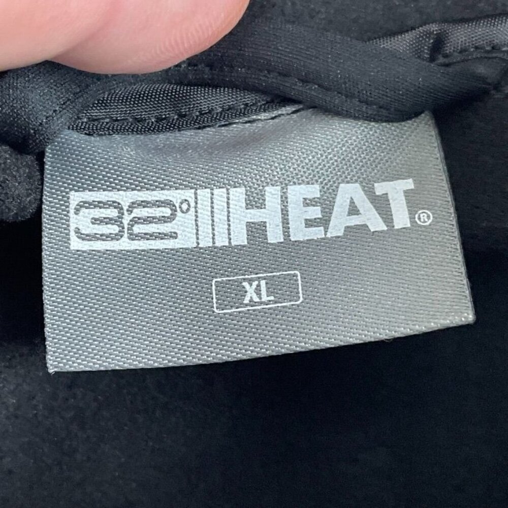 32 Degrees Heat Womens Black Full-Zip Hooded Softshell Jacket XL a1680 - Picture 4 of 8